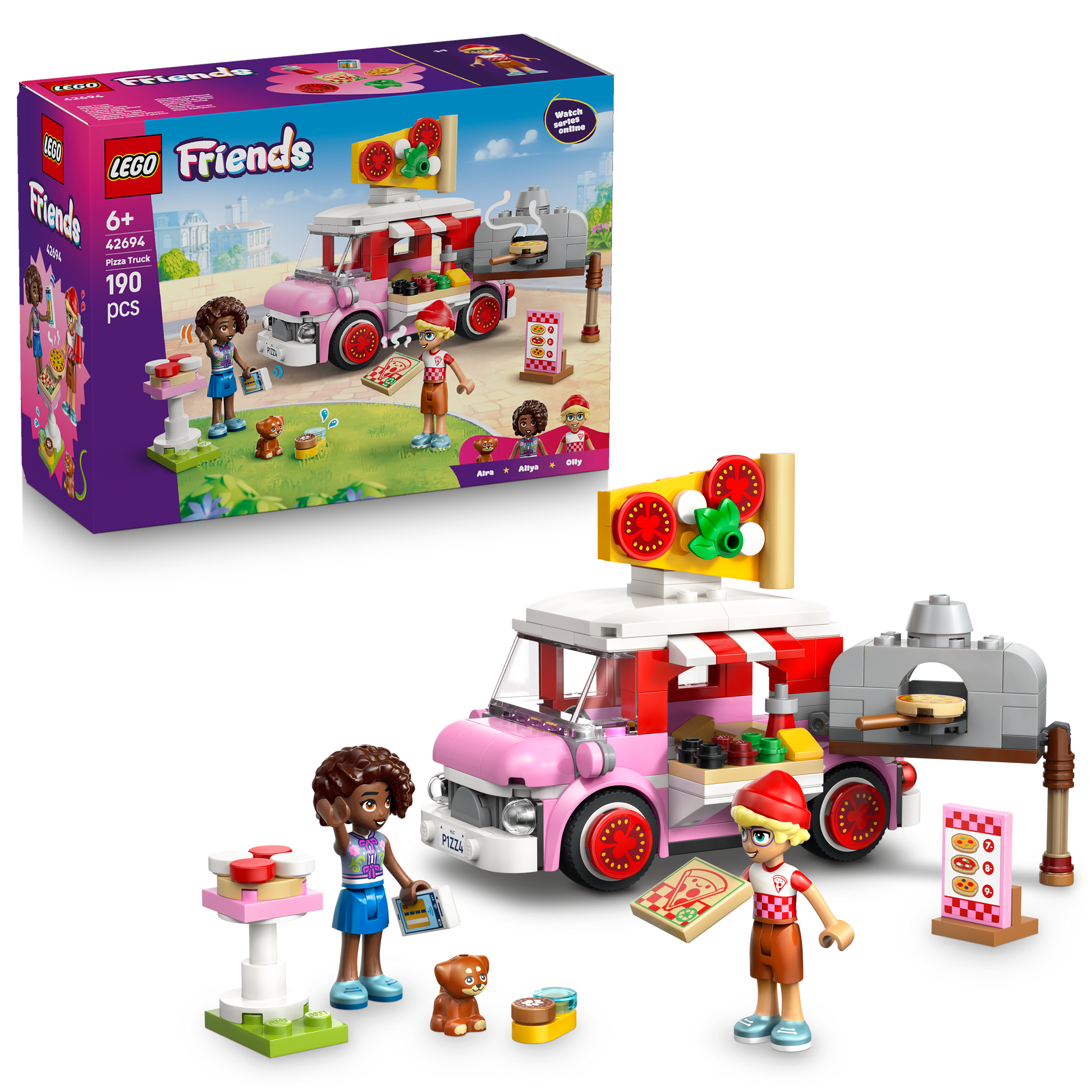 LEGO® | Friends: Pizza Truck (42694) - box and product image