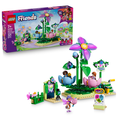 LEGO® | Friends: Spinning Flower & Fairy Teacup Ride (42702) - box and product image