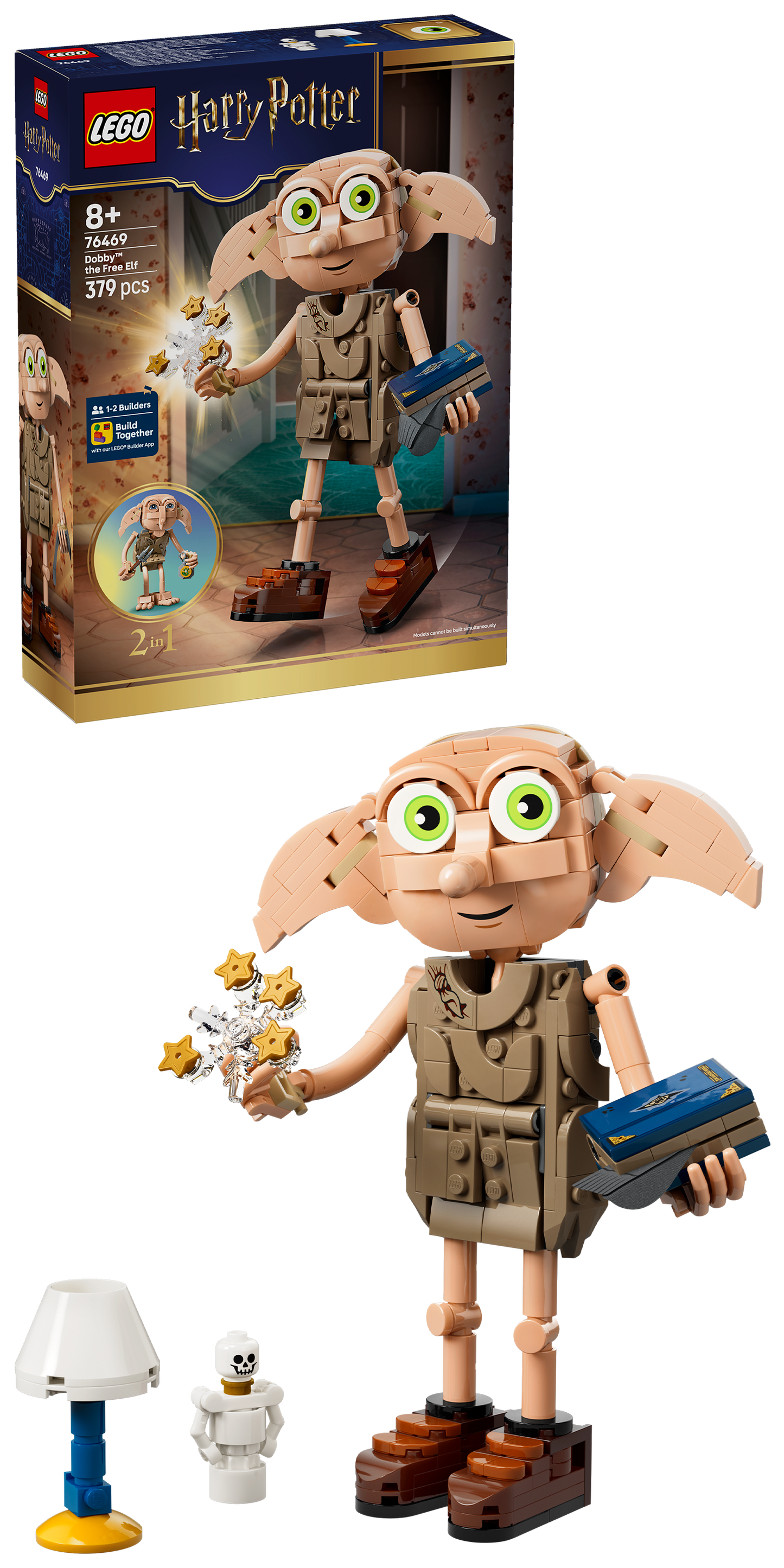 LEGO® | Harry Potter: Dobby the Free Elf (76469) - box and product image