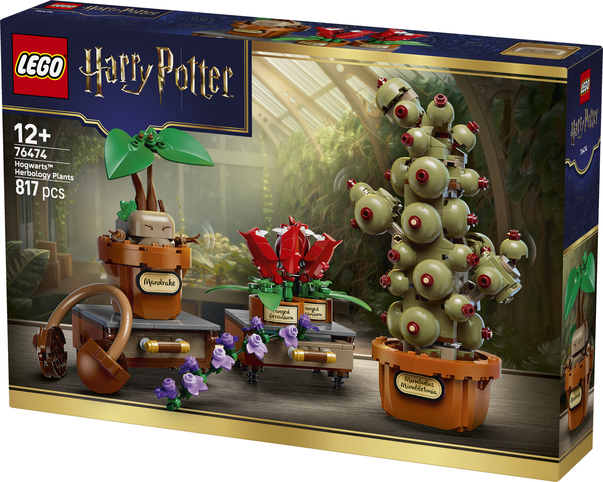 LEGO® | Harry Potter: Hogwarts Herbology Plants (76474) - box detail