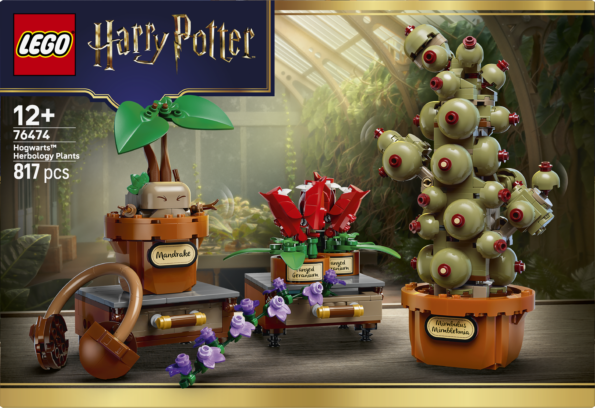 LEGO® | Harry Potter: Hogwarts Herbology Plants (76474) - box back
