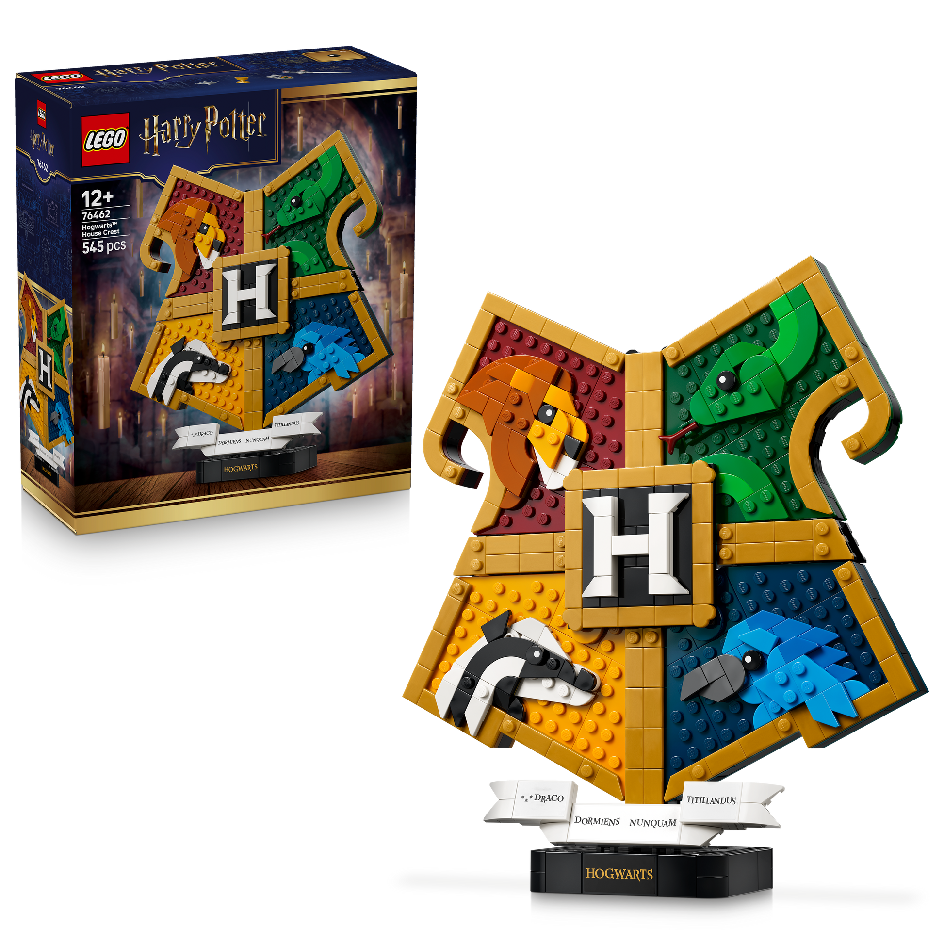 LEGO® | Harry Potter: Hogwarts House Crest (76462) - box and product image