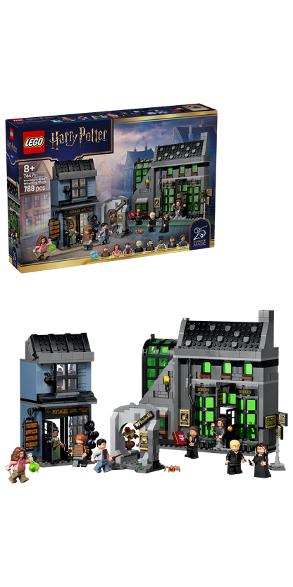 LEGO® | Harry Potter: Knockturn Alley Wizarding Shops (76471) - box and product image