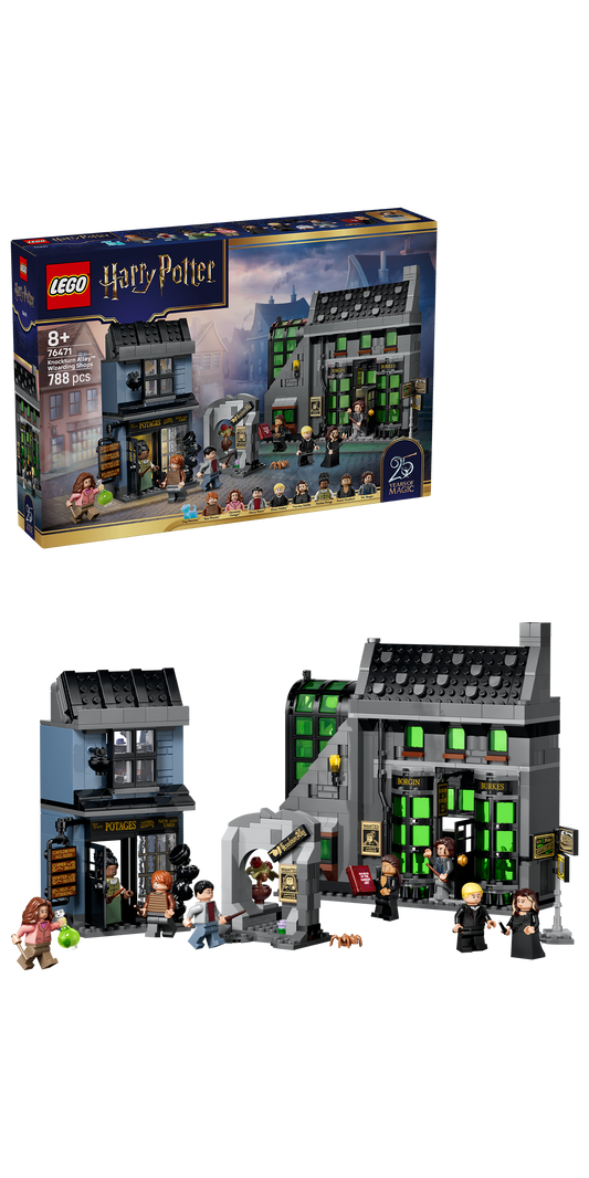 LEGO® | Harry Potter: Knockturn Alley Wizarding Shops (76471) - box and product image