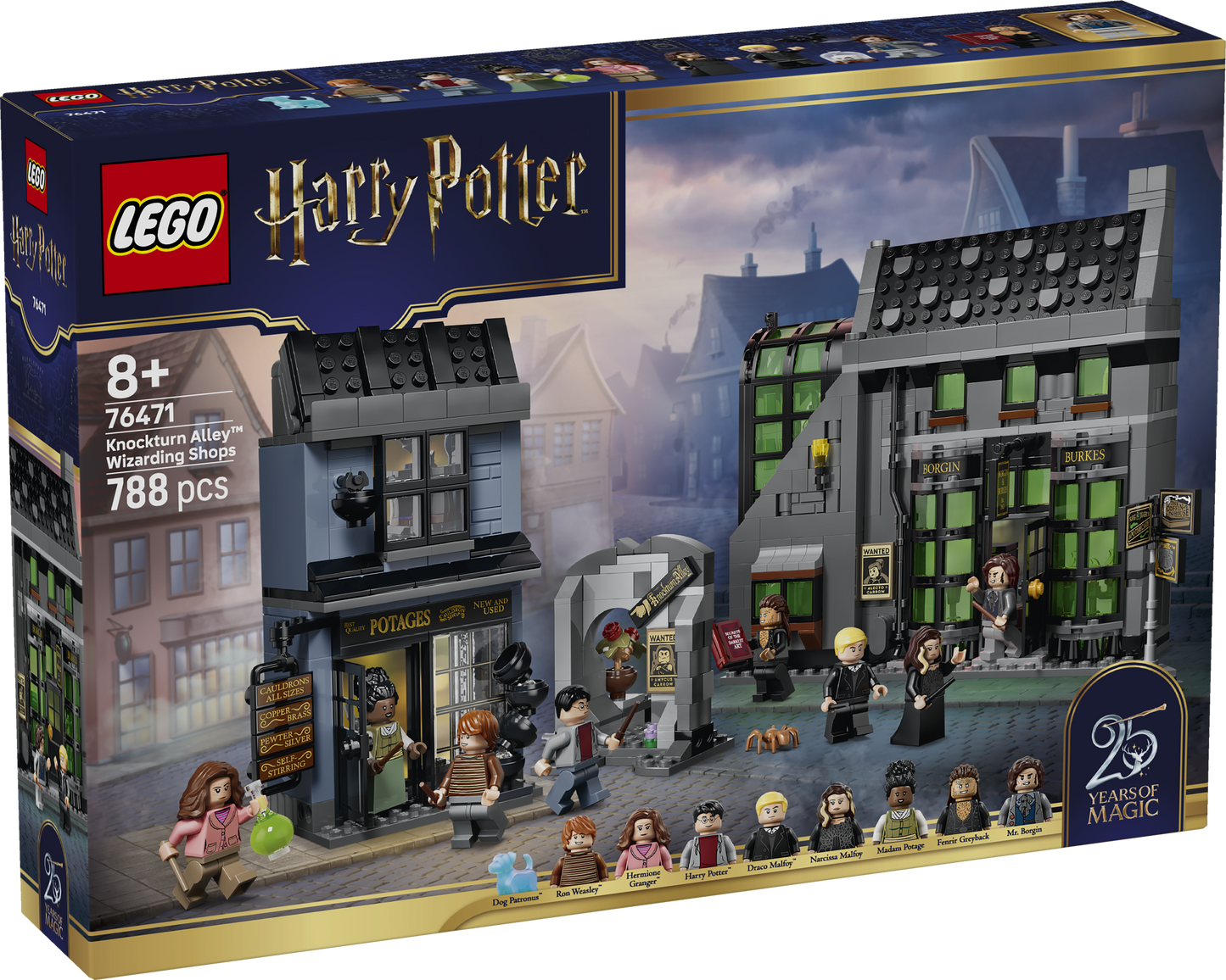 LEGO® | Harry Potter: Knockturn Alley Wizarding Shops (76471) - box front