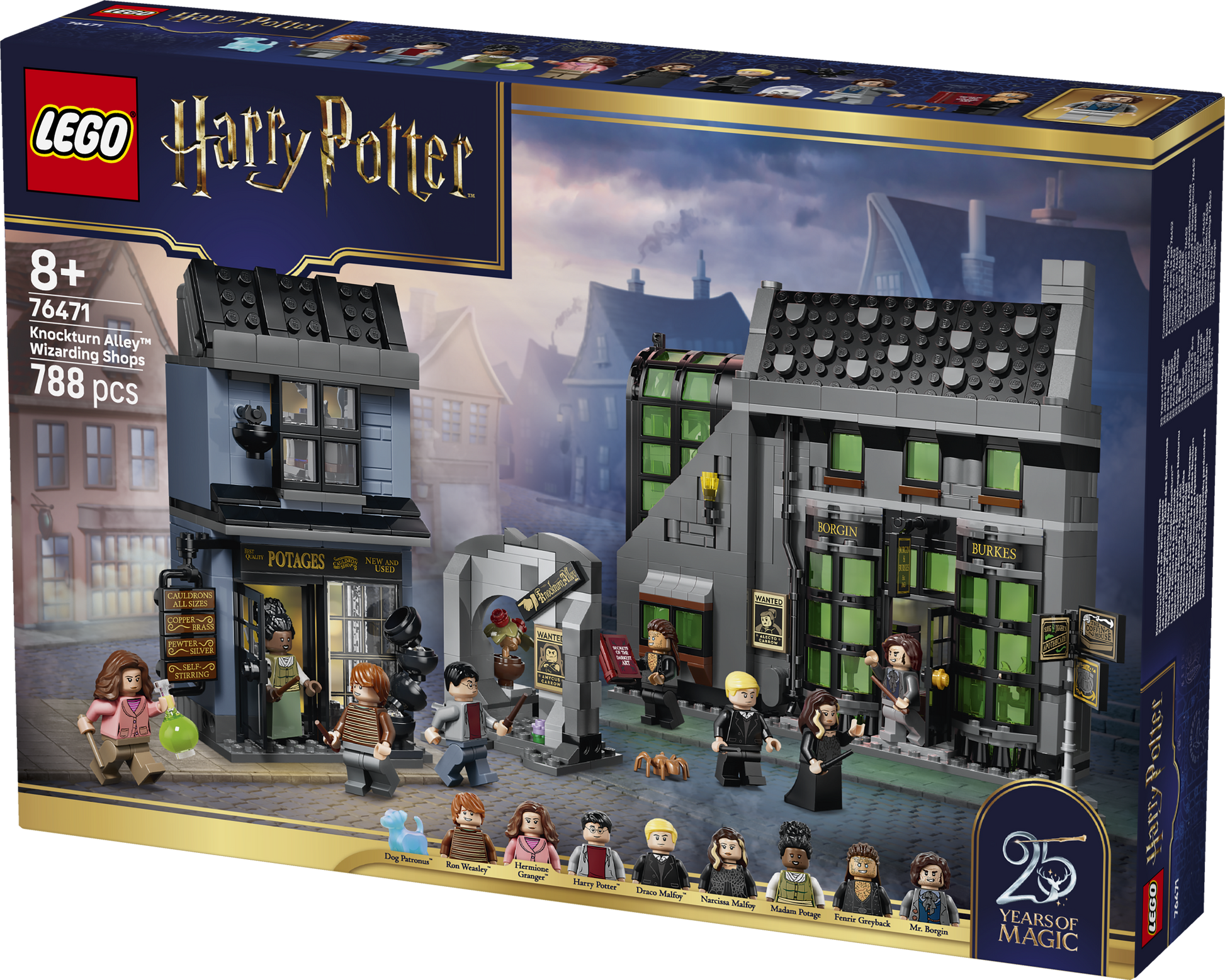 LEGO® | Harry Potter: Knockturn Alley Wizarding Shops (76471) - box detail