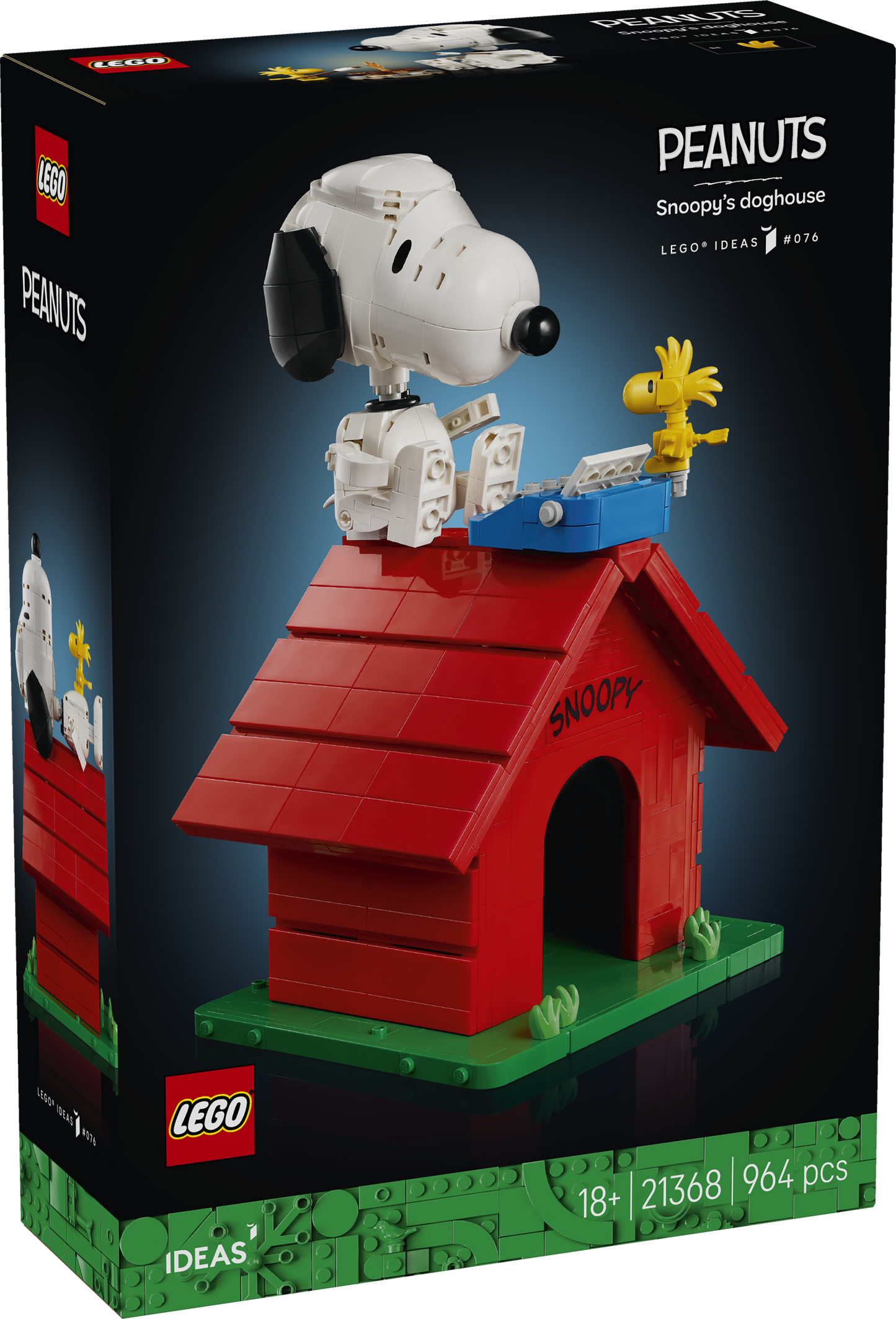 LEGO® | Ideas: Peanuts: Snoopy's Doghouse (21368) - box front