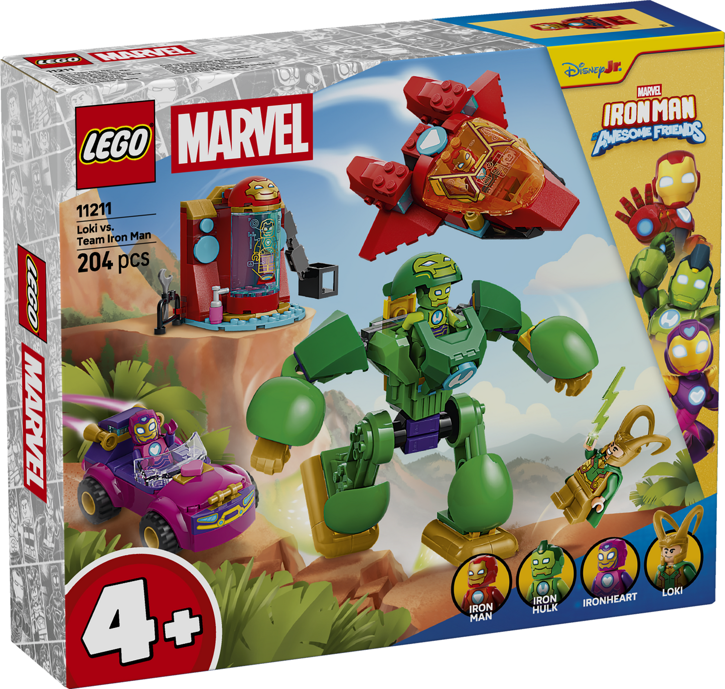 LEGO® | Marvel: Loki vs. Team Iron Man (11211) - box front