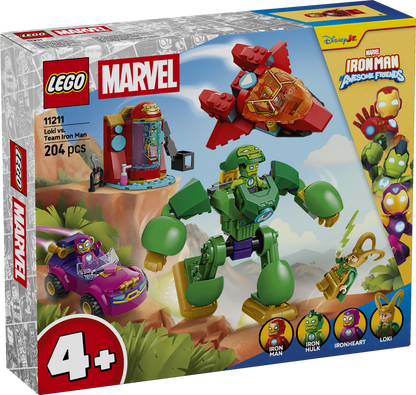 LEGO® | Marvel: Loki vs. Team Iron Man (11211) - box front
