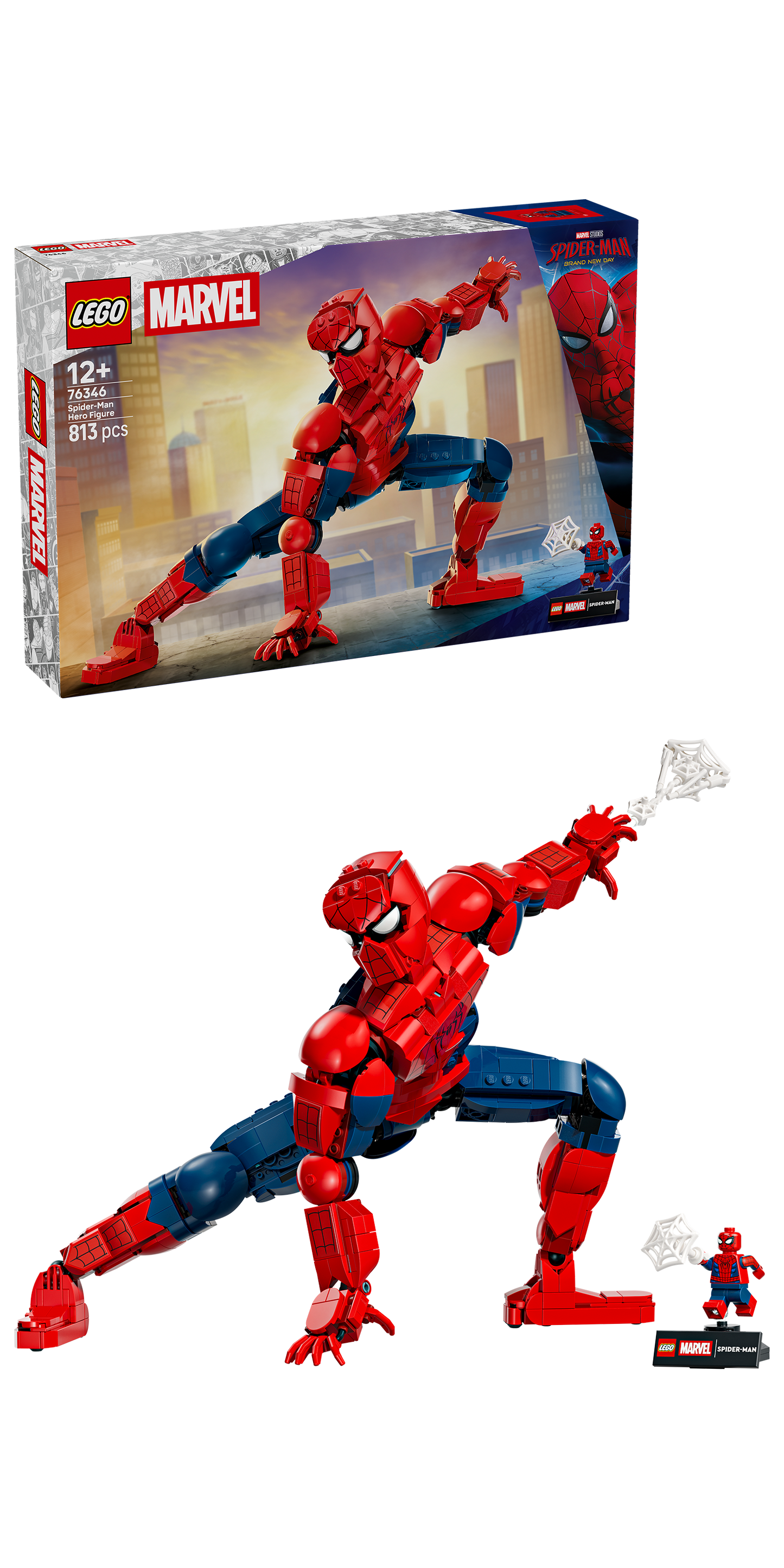 LEGO® | Marvel: Spider-Man Hero Figure (76346) - box and product image
