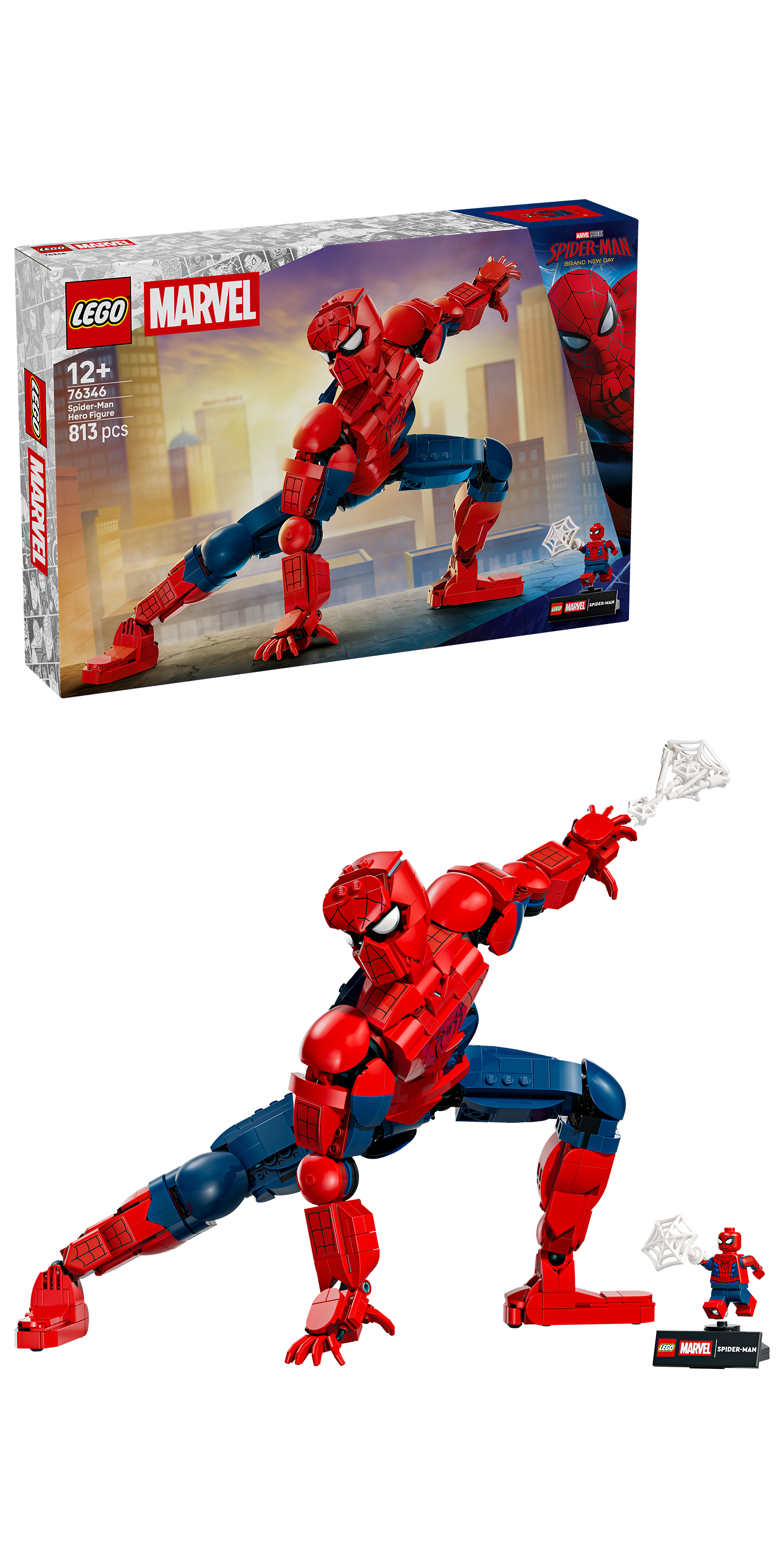 LEGO® | Marvel: Spider-Man Hero Figure (76346) - box and product image