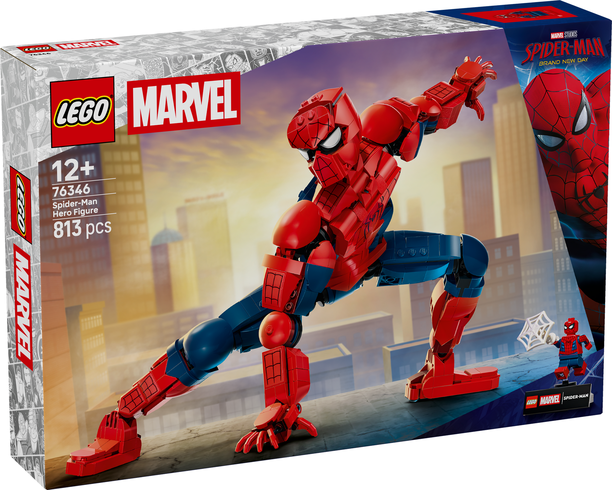 LEGO® | Marvel: Spider-Man Hero Figure (76346) - box front