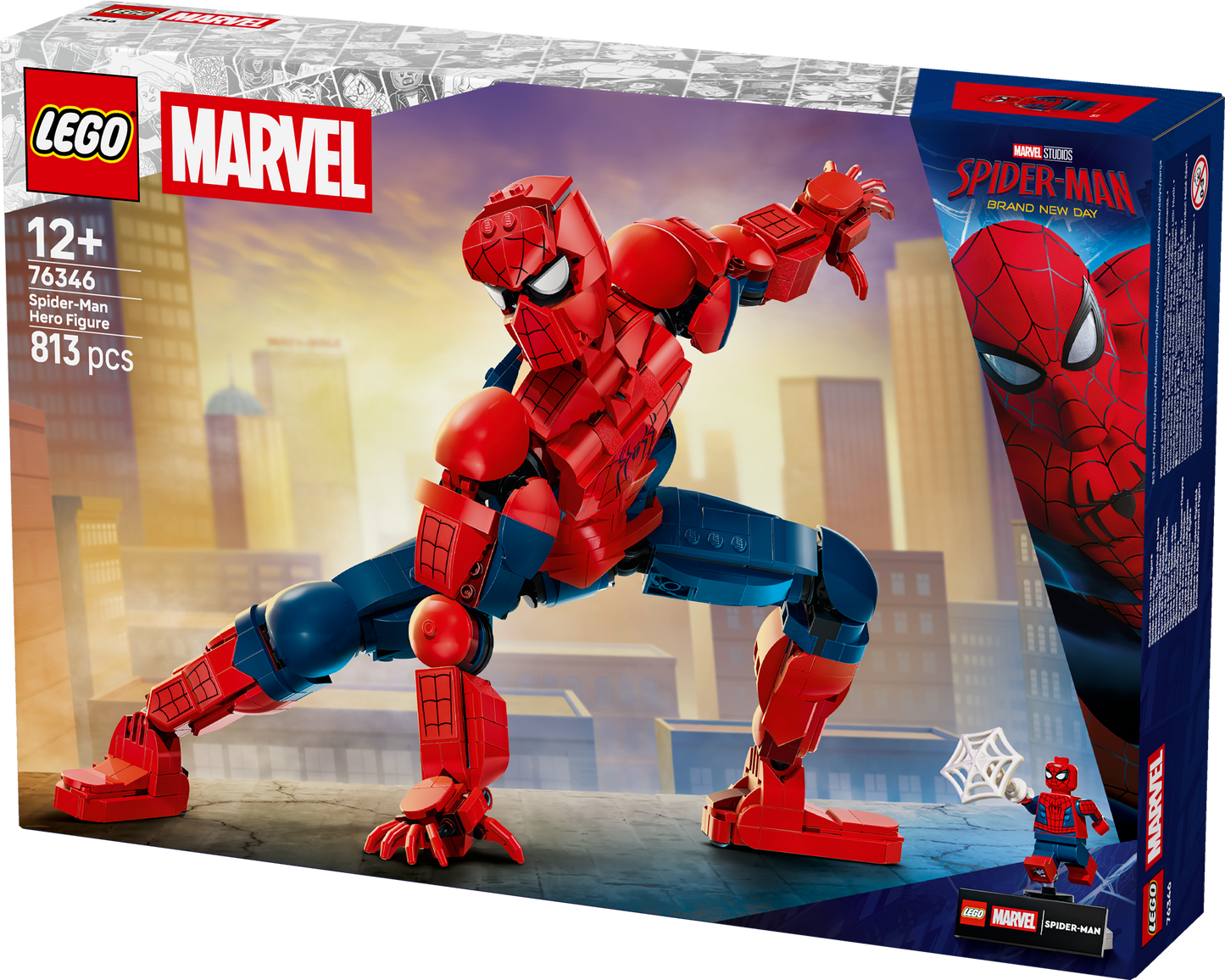 LEGO® | Marvel: Spider-Man Hero Figure (76346) - box detail