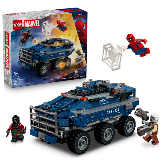 LEGO® | Marvel: Spider-Man Prison Transport Chase (76349) - box and product image