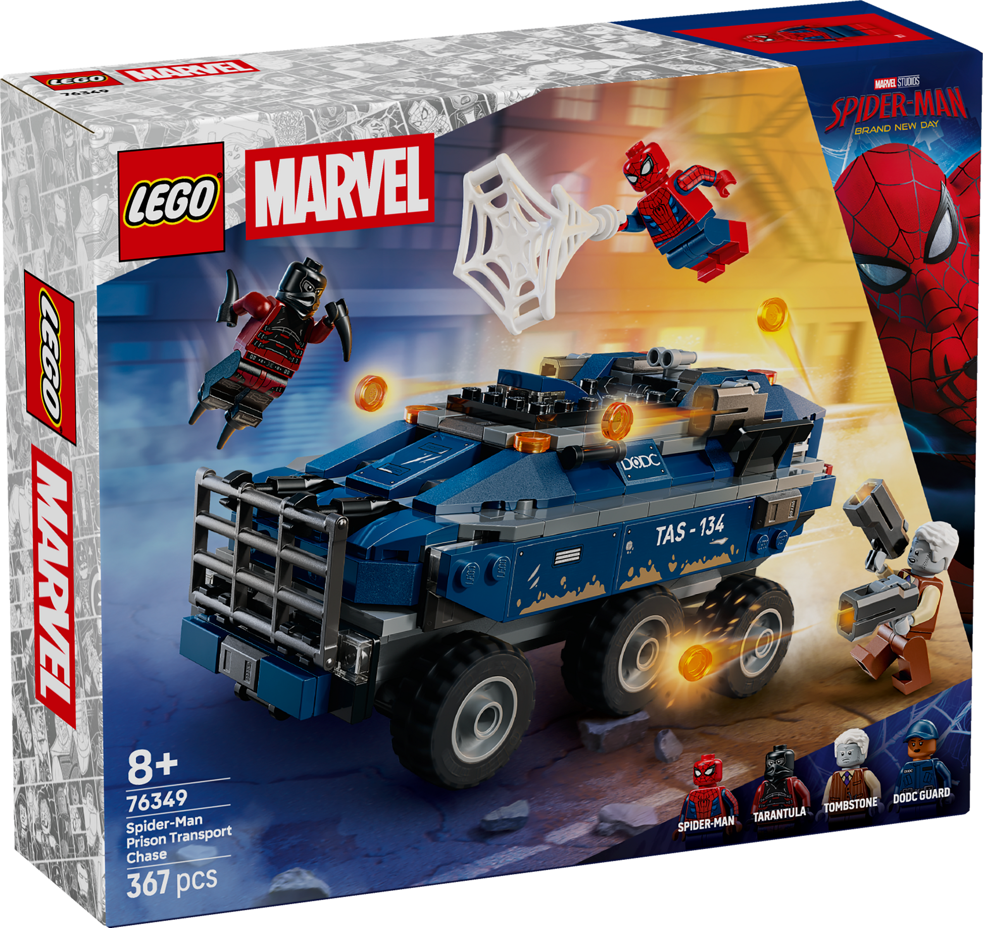 LEGO® | Marvel: Spider-Man Prison Transport Chase (76349) - box front