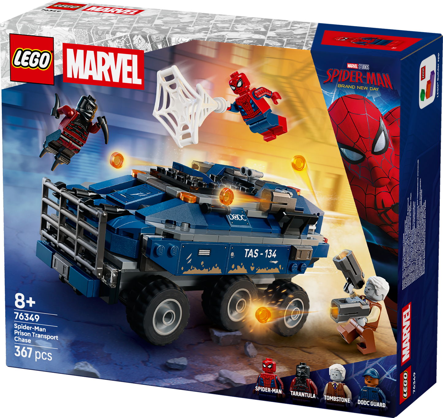 LEGO® | Marvel: Spider-Man Prison Transport Chase (76349) - box detail