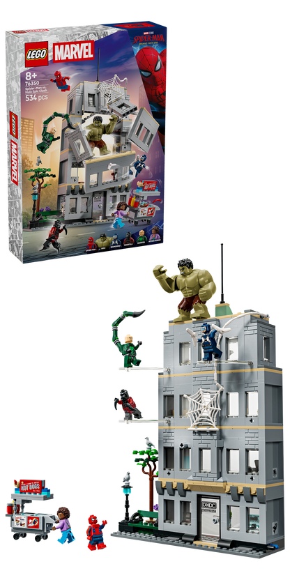 LEGO® | Marvel: Spider-Man vs. Hulk Epic Clash (76350) - box and product image