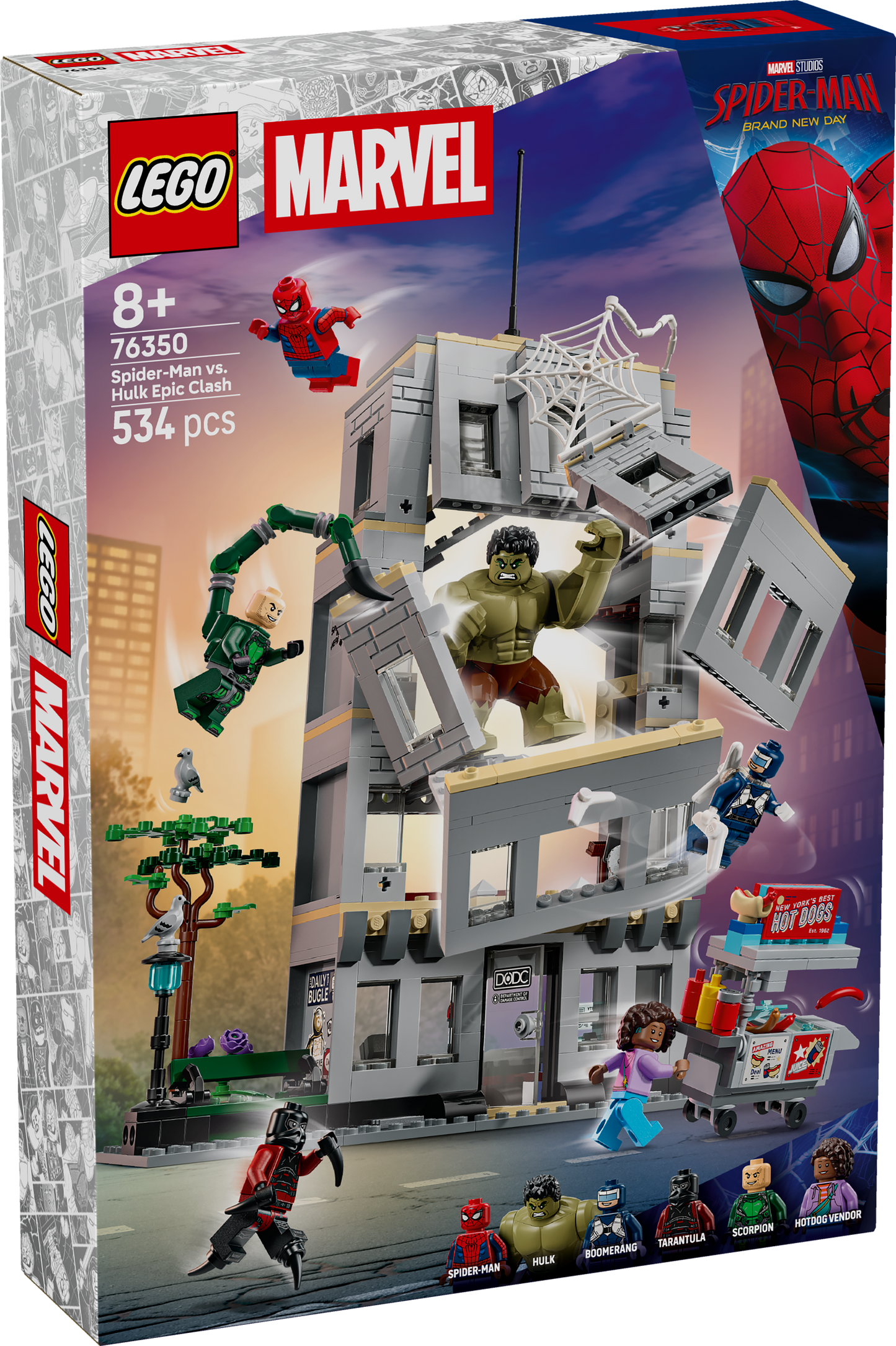 LEGO® | Marvel: Spider-Man vs. Hulk Epic Clash (76350) - box front