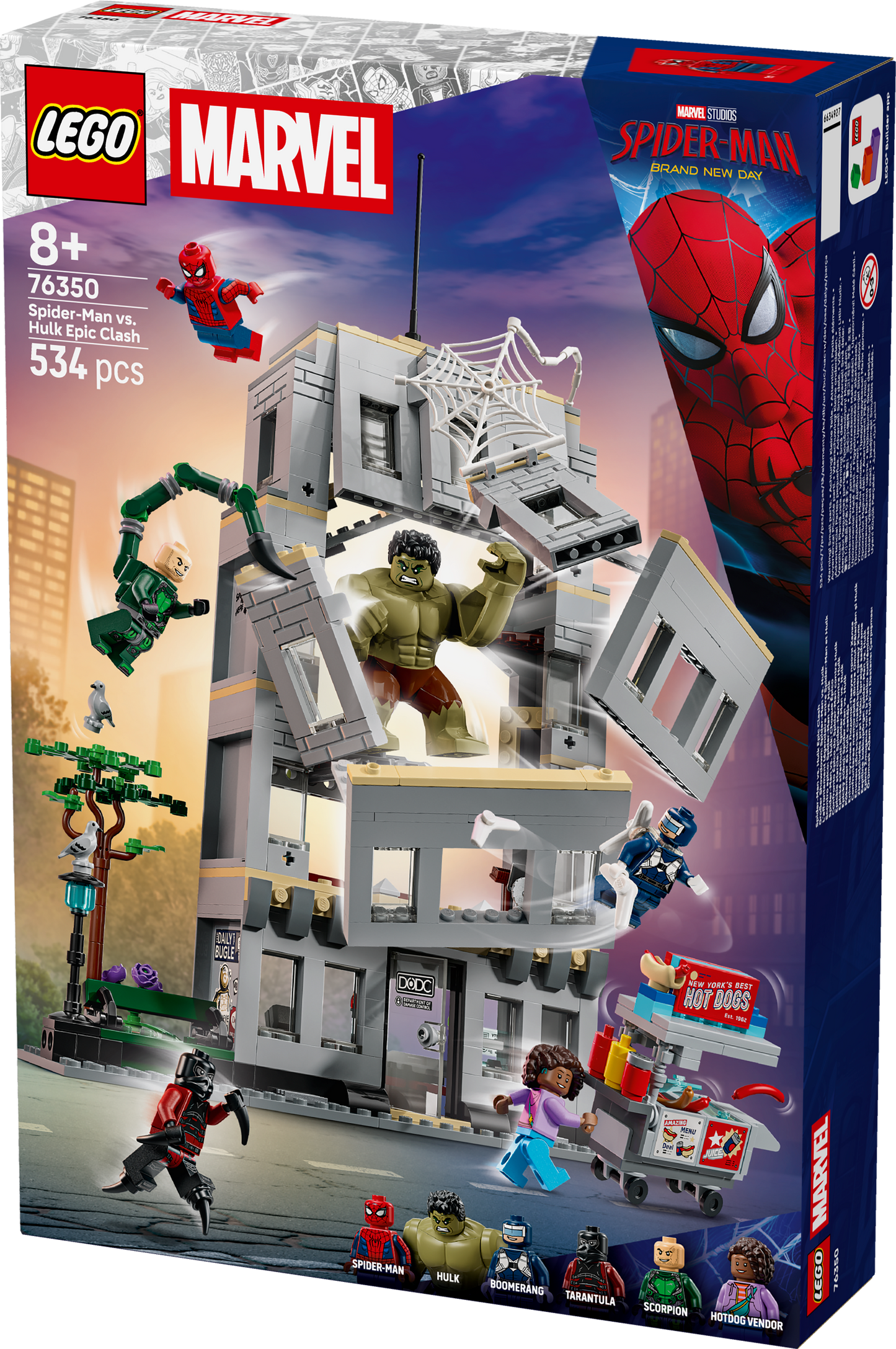 LEGO® | Marvel: Spider-Man vs. Hulk Epic Clash (76350) - box detail