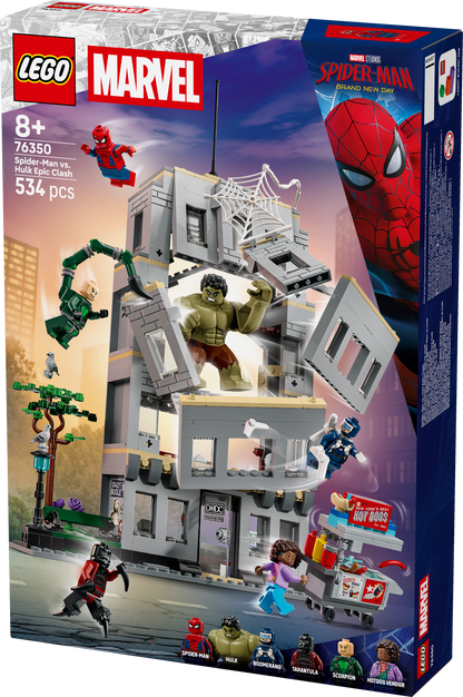 LEGO® | Marvel: Spider-Man vs. Hulk Epic Clash (76350) - box detail