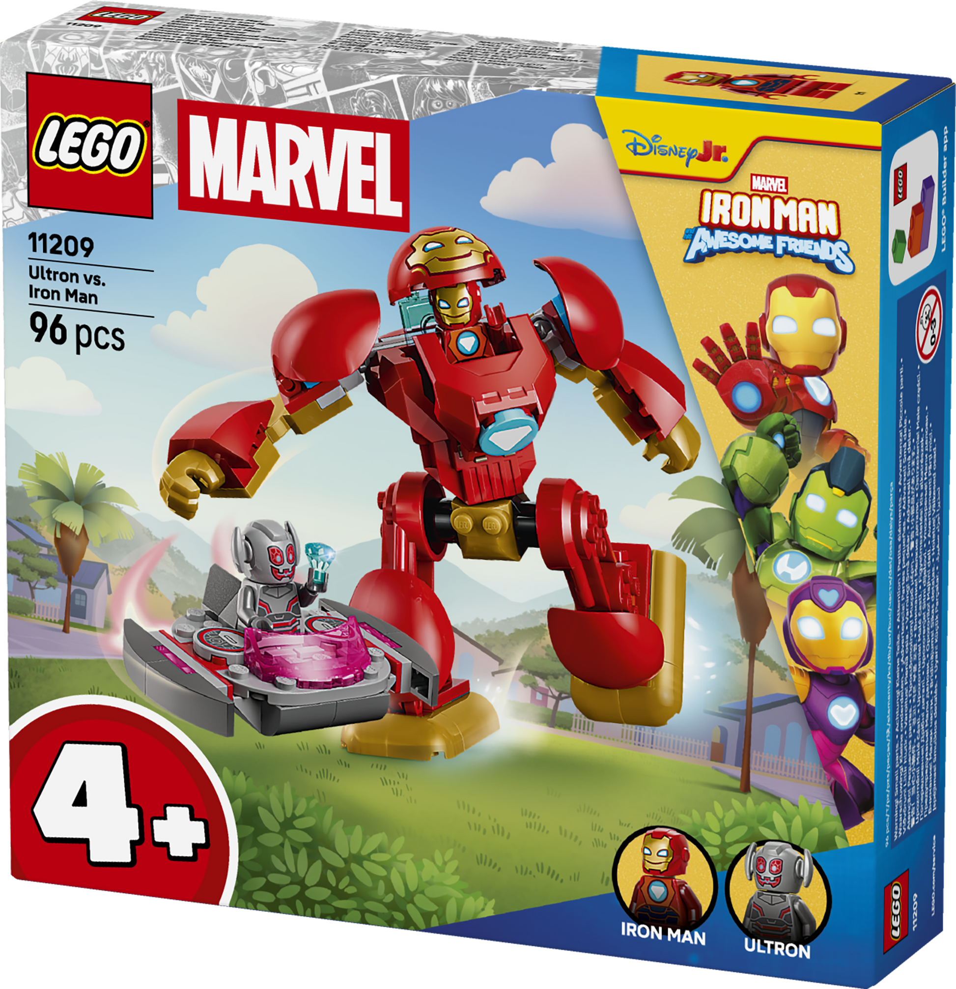 LEGO® | Marvel: Ultron vs. Iron Man (11209) - box detail
