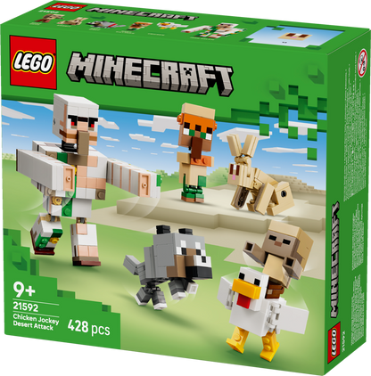 LEGO® | Minecraft: Chicken Jockey Desert Attack (21592) - box detail