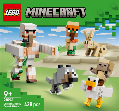 LEGO® | Minecraft: Chicken Jockey Desert Attack (21592) - box back