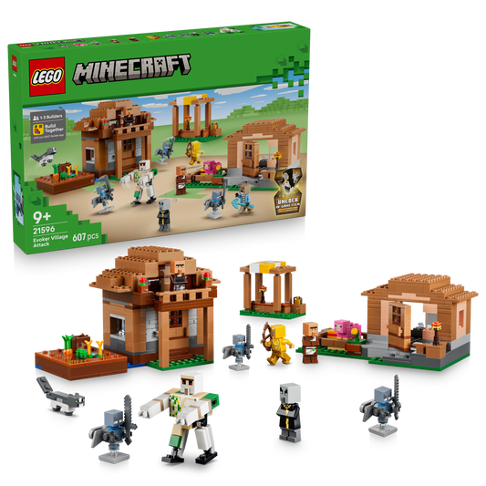 LEGO® | Minecraft: Evoker Village Attack (21596) - box and product image