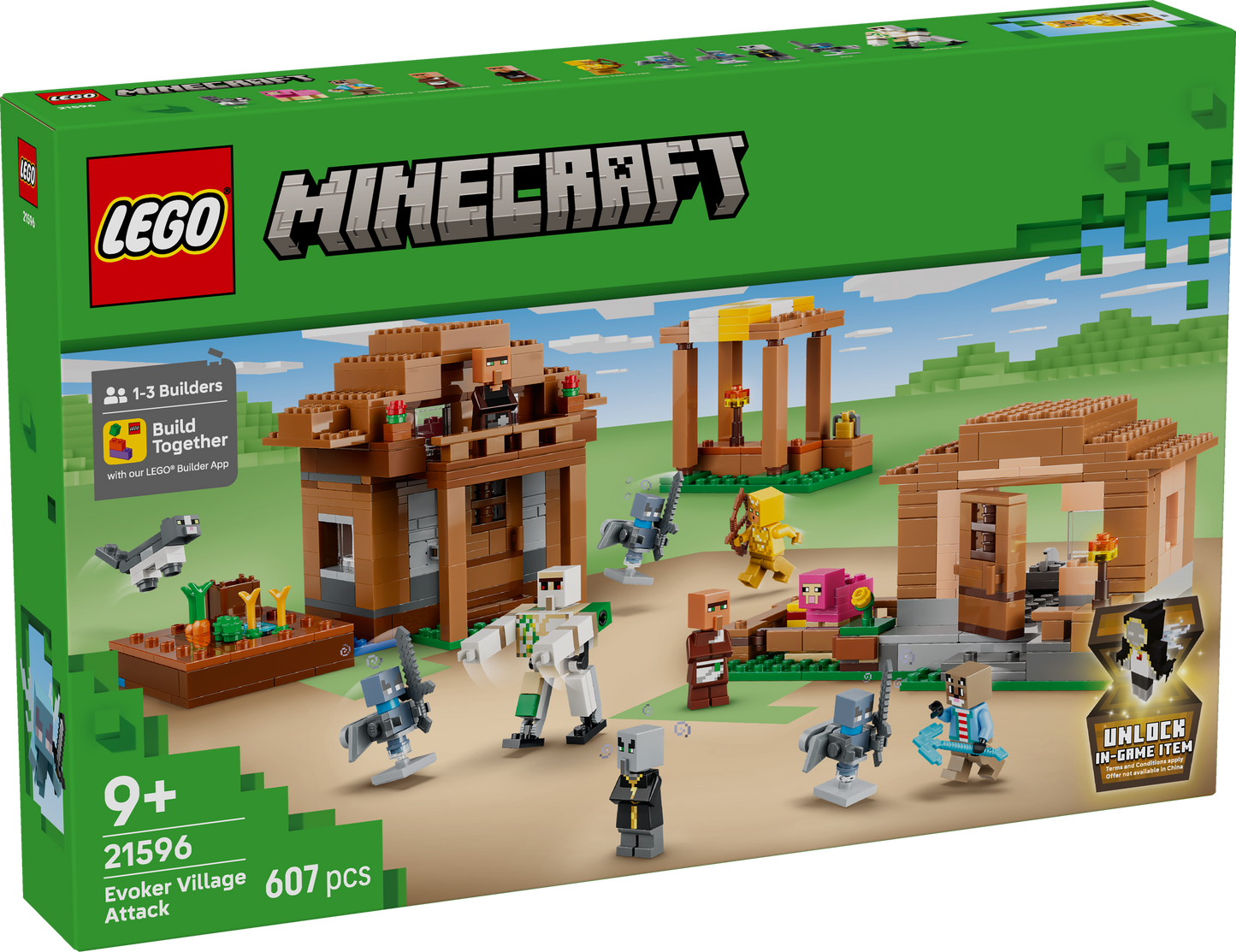 LEGO® | Minecraft: Evoker Village Attack (21596) - box front