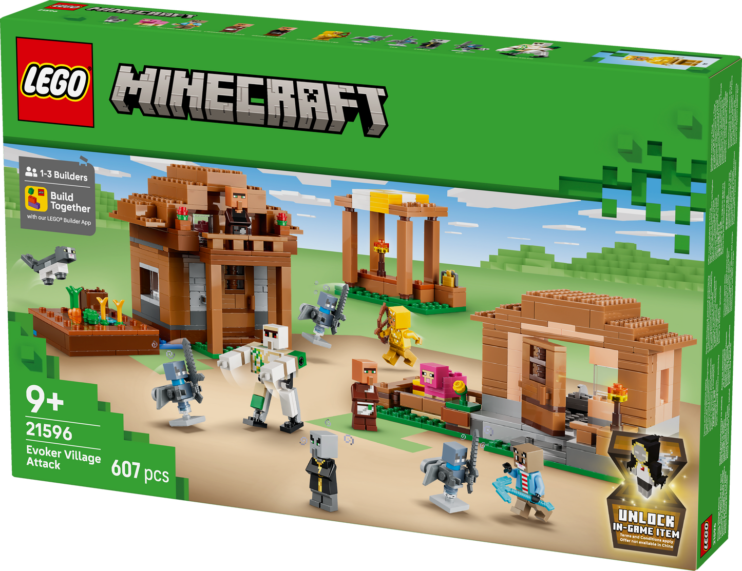 LEGO® | Minecraft: Evoker Village Attack (21596) - box detail