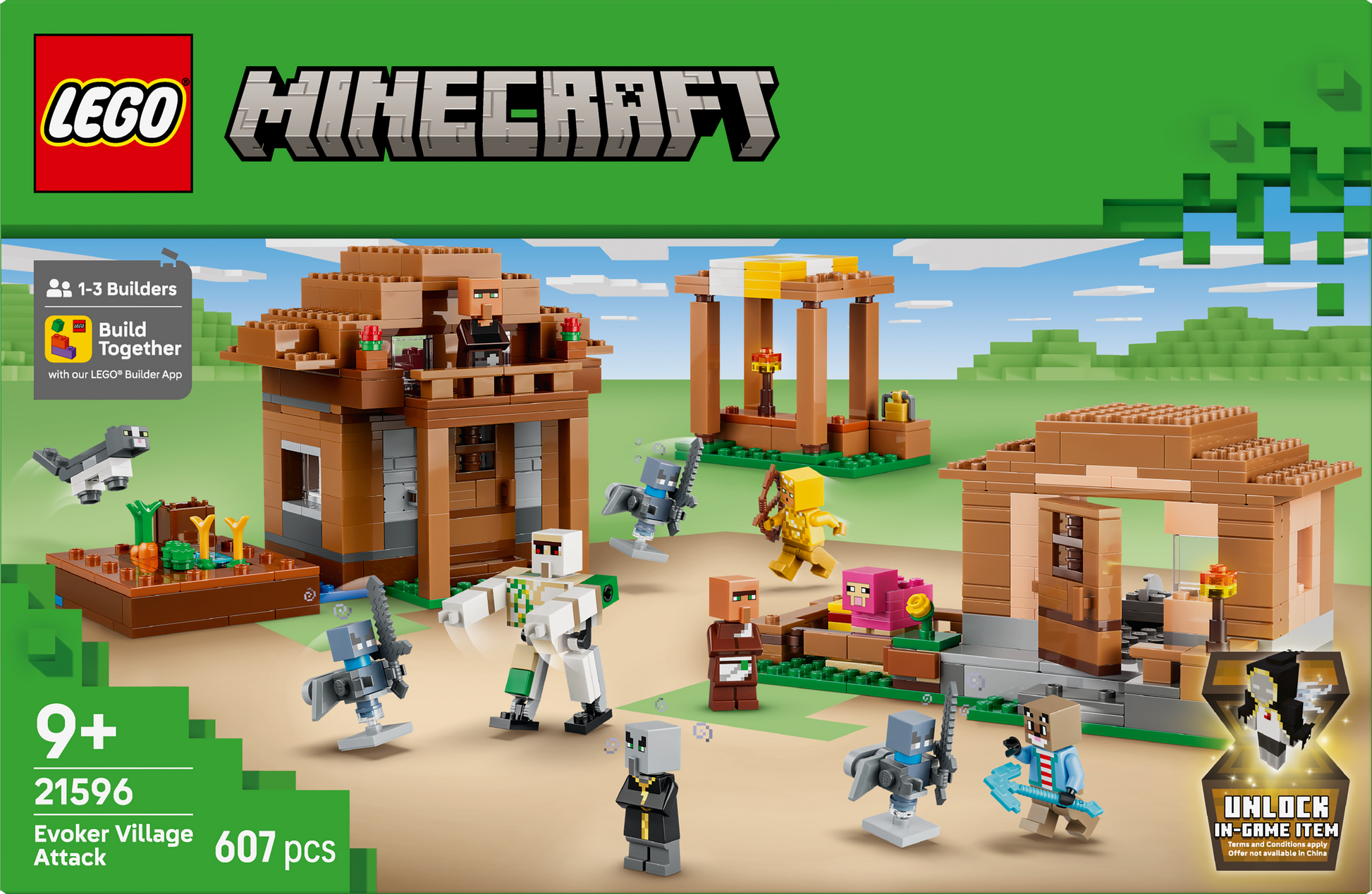 LEGO® | Minecraft: Evoker Village Attack (21596) - box back