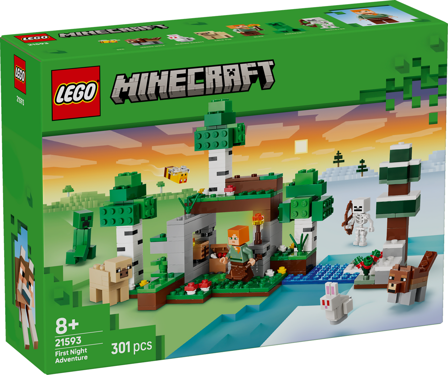 LEGO® | Minecraft: First Night Adventure (21593) - box front