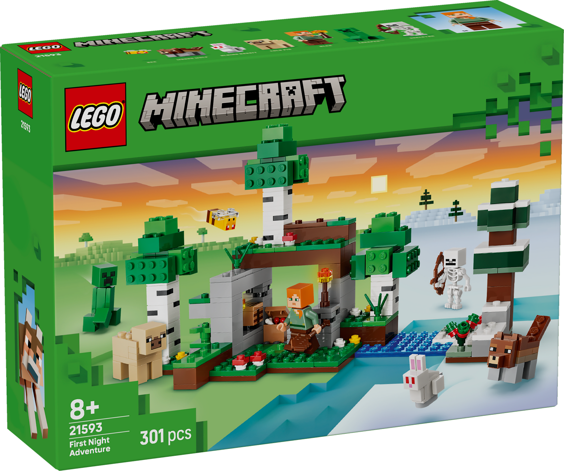 LEGO® | Minecraft: First Night Adventure (21593) - box front