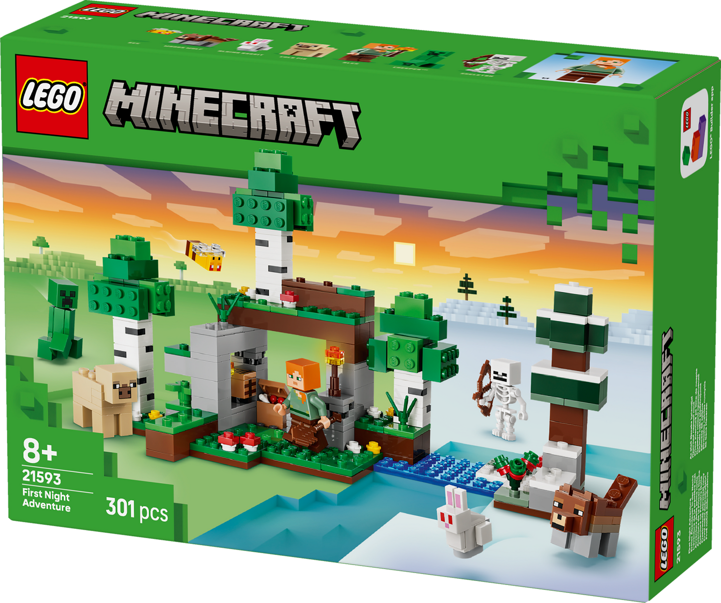 LEGO® | Minecraft: First Night Adventure (21593) - box detail