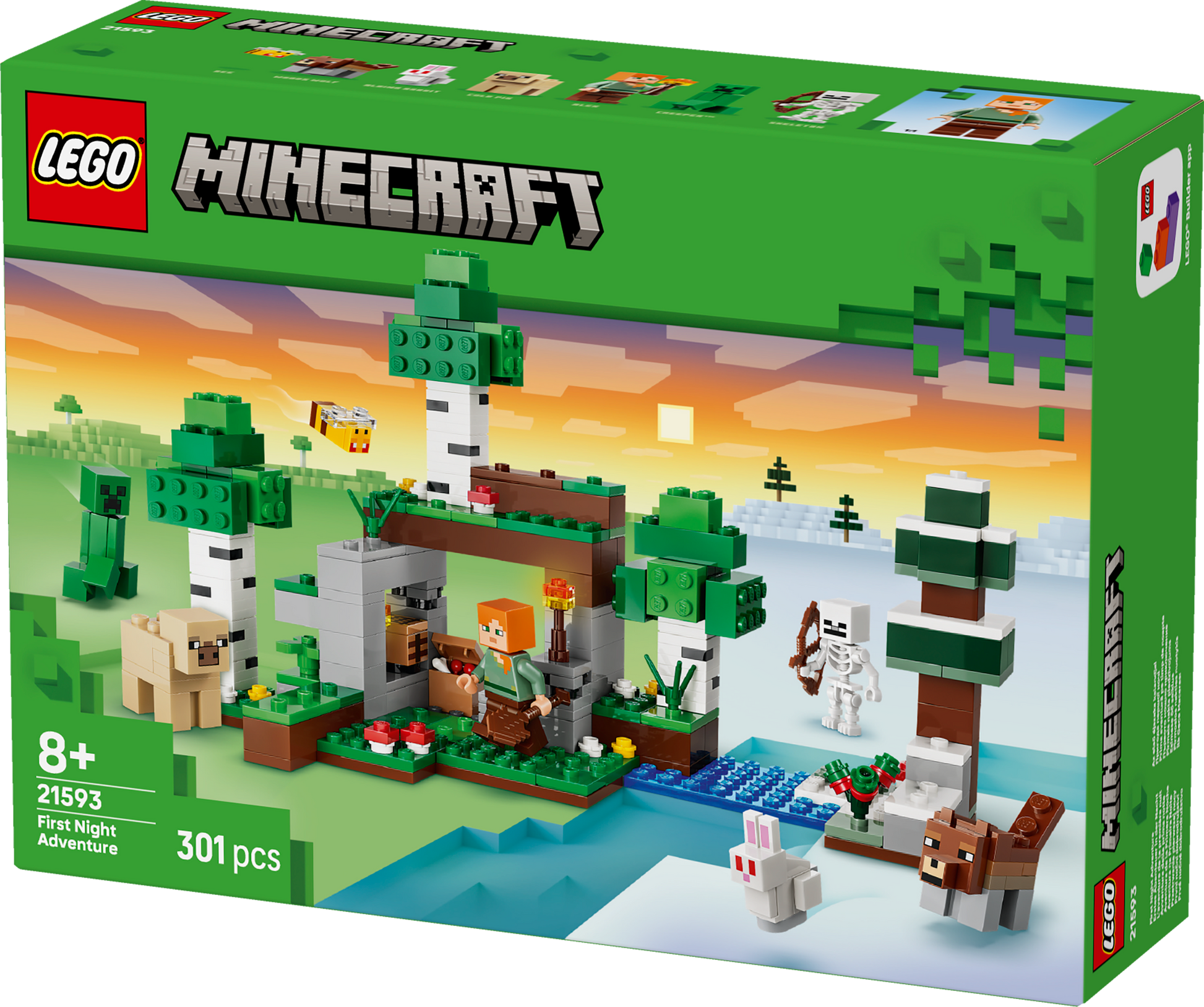 LEGO® | Minecraft: First Night Adventure (21593) - box detail