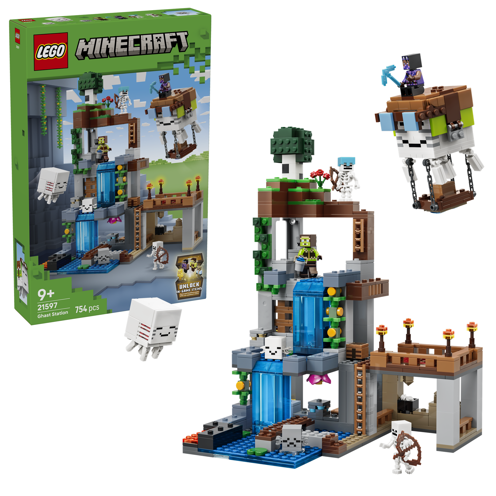 LEGO® | Minecraft: Ghast Station (21597) - box and product image
