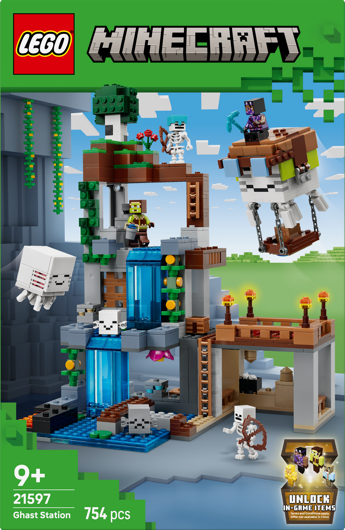 LEGO® | Minecraft: Ghast Station (21597) - box back