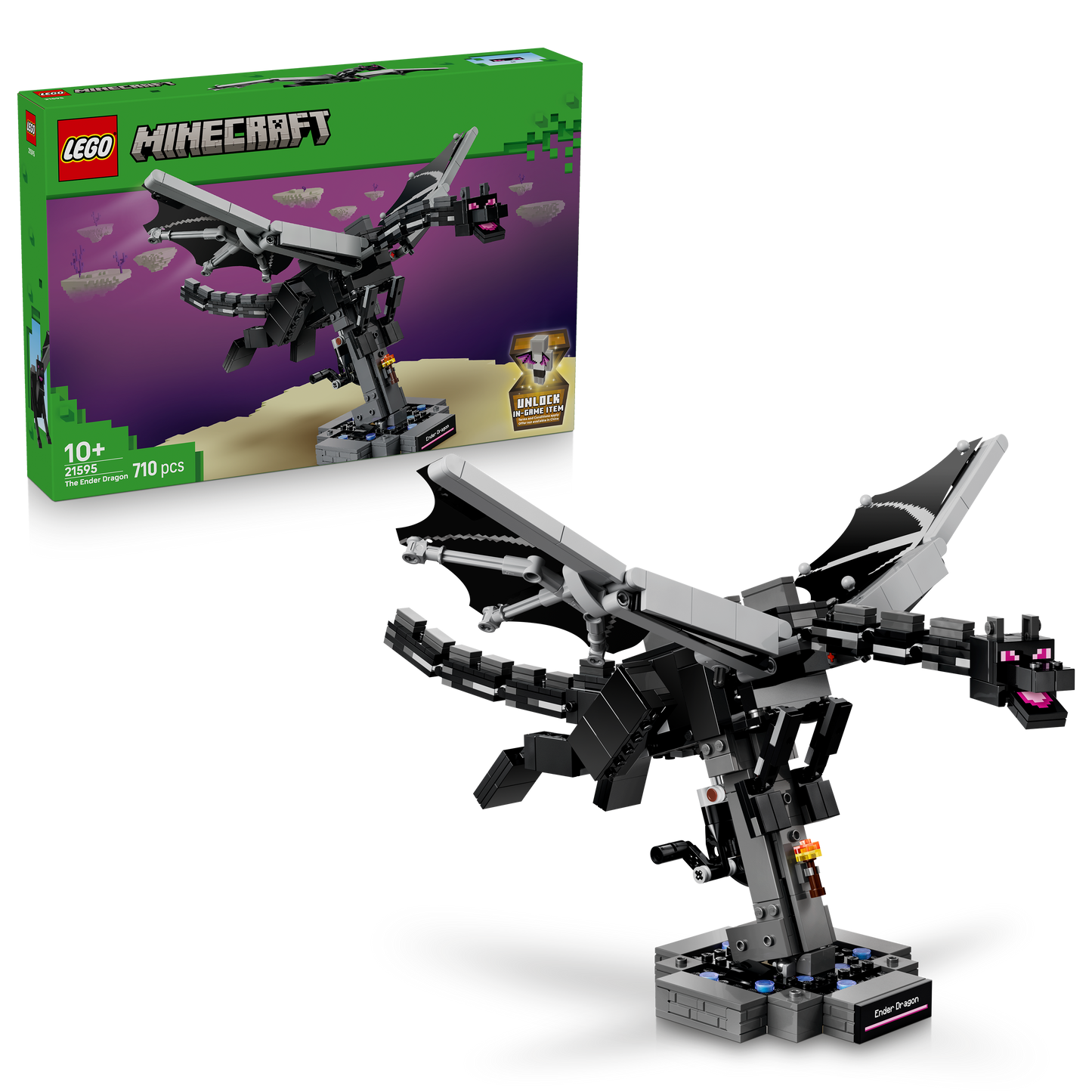 LEGO® | Minecraft: The Ender Dragon (21595) - box and product image