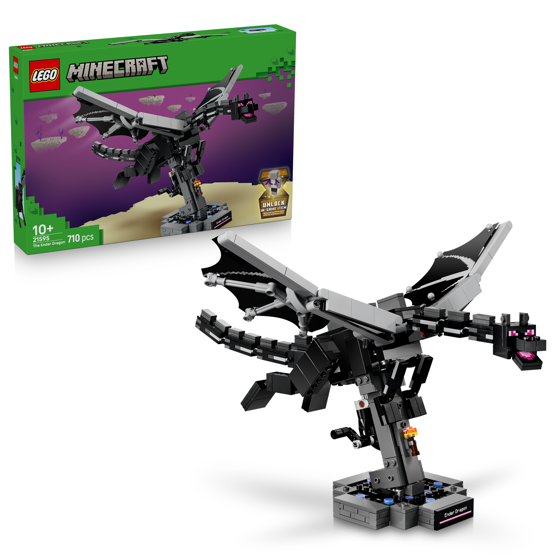 LEGO® | Minecraft: The Ender Dragon (21595) - box and product image