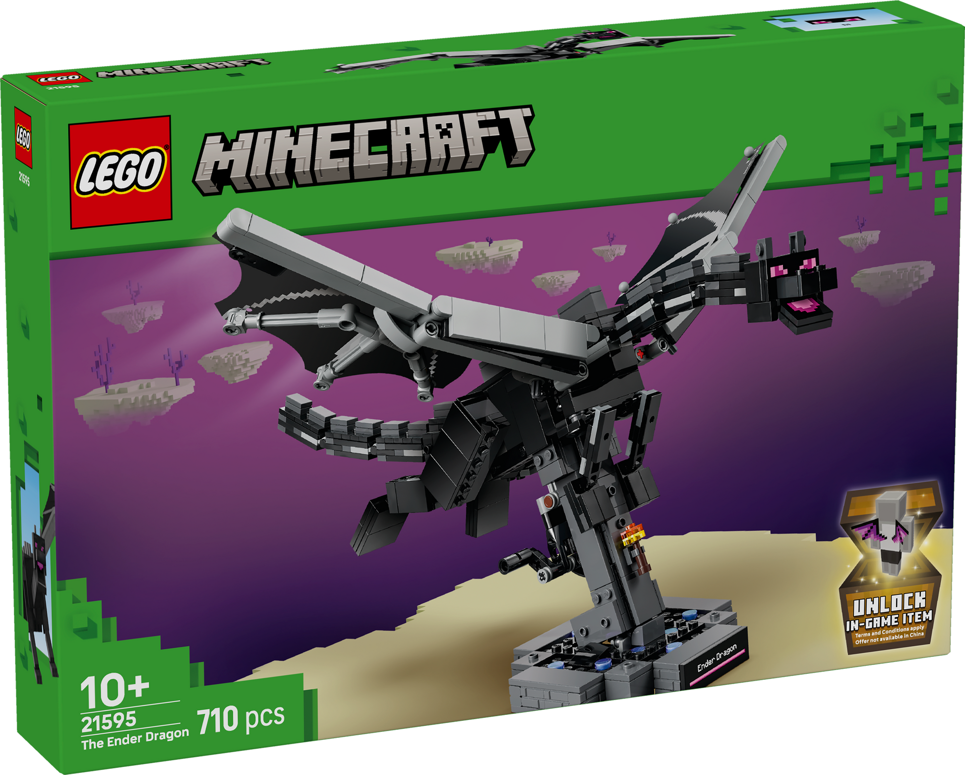LEGO® | Minecraft: The Ender Dragon (21595) - box front