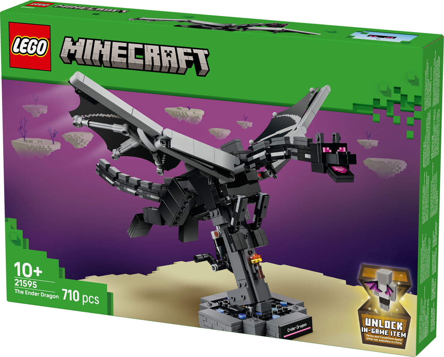 LEGO® | Minecraft: The Ender Dragon (21595) - box detail