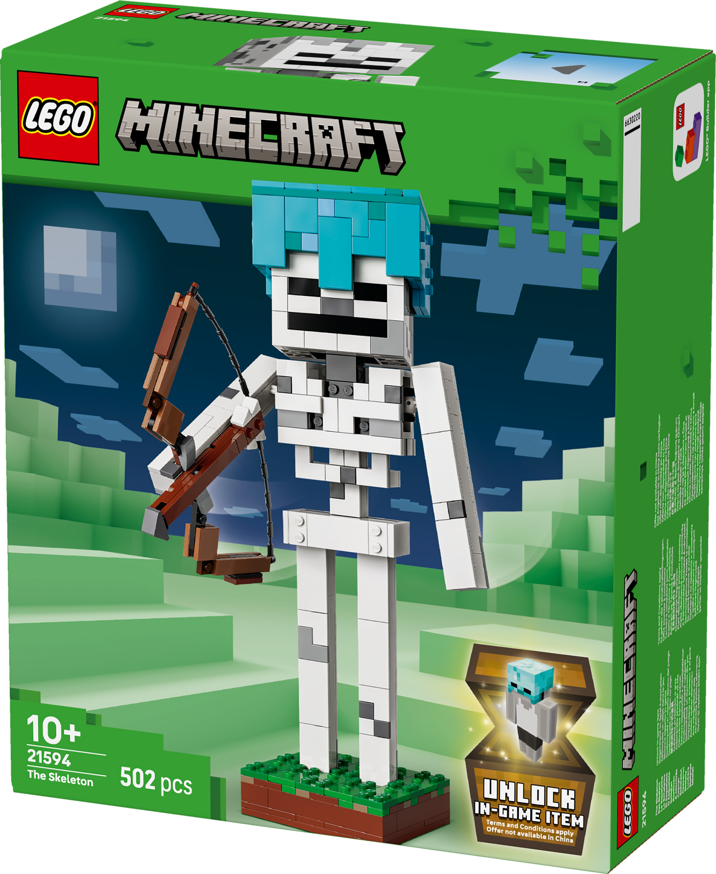 LEGO® | Minecraft: The Skeleton (21594) - box detail