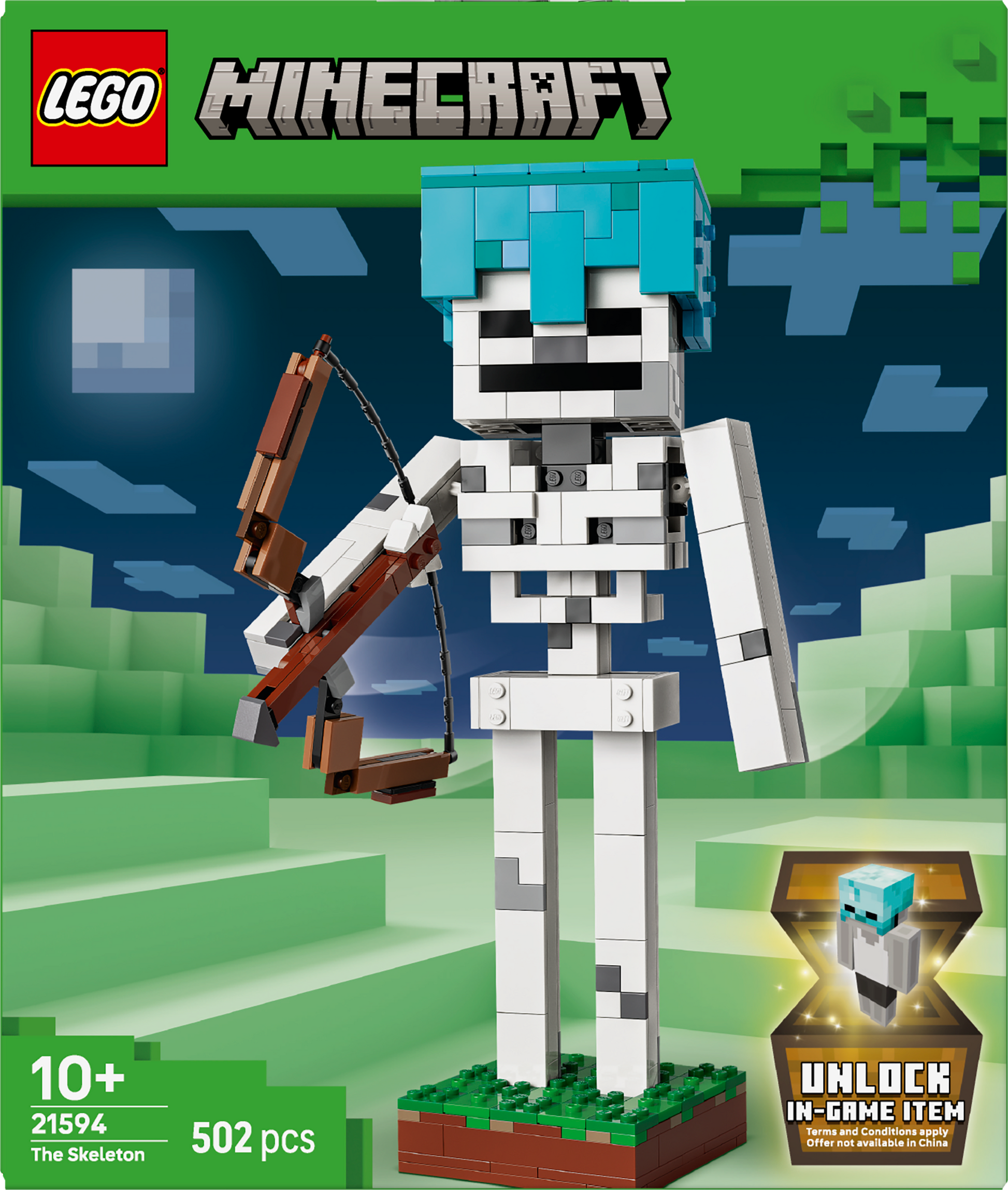 LEGO® | Minecraft: The Skeleton (21594) - box back
