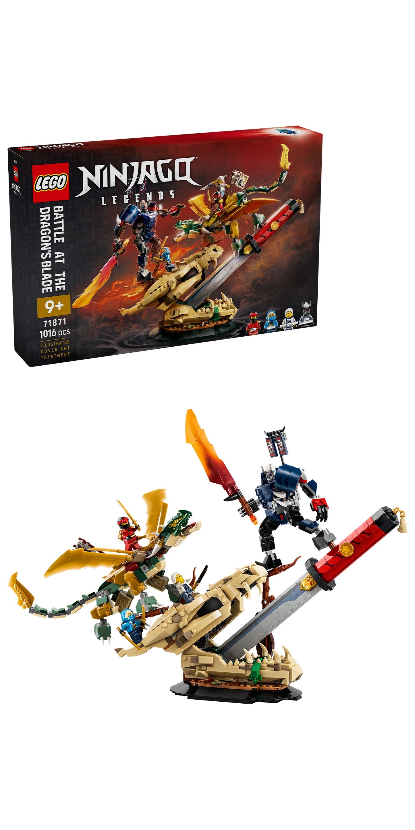 LEGO® | NINJAGO: Battle at the Dragon's Blade (71871) - box and product image
