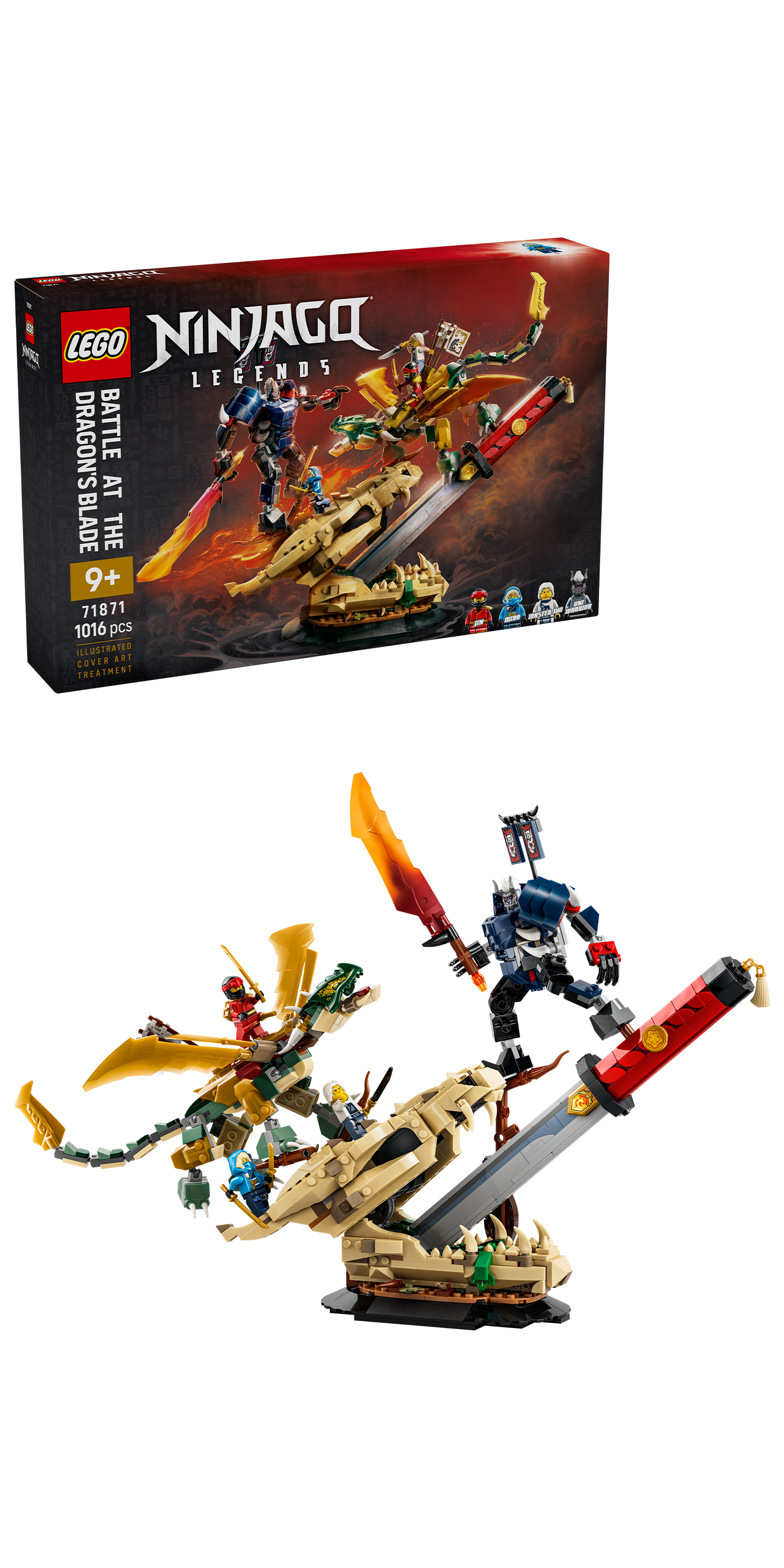 LEGO® | NINJAGO: Battle at the Dragon's Blade (71871) - box and product image