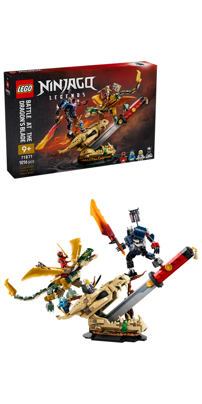 LEGO® | NINJAGO: Battle at the Dragon's Blade (71871) - box and product image