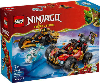 LEGO® | NINJAGO: Kai and Cole's Combiner Vehicles (71864) - box front