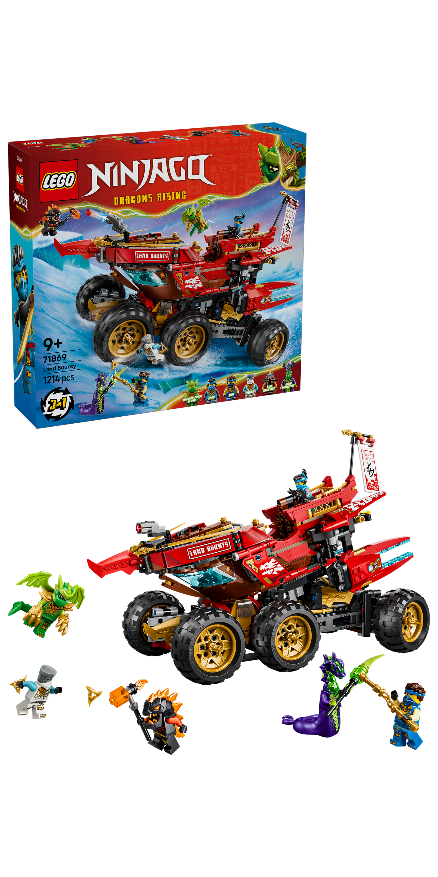 LEGO® | NINJAGO: Land Bounty (71869) - box and product image