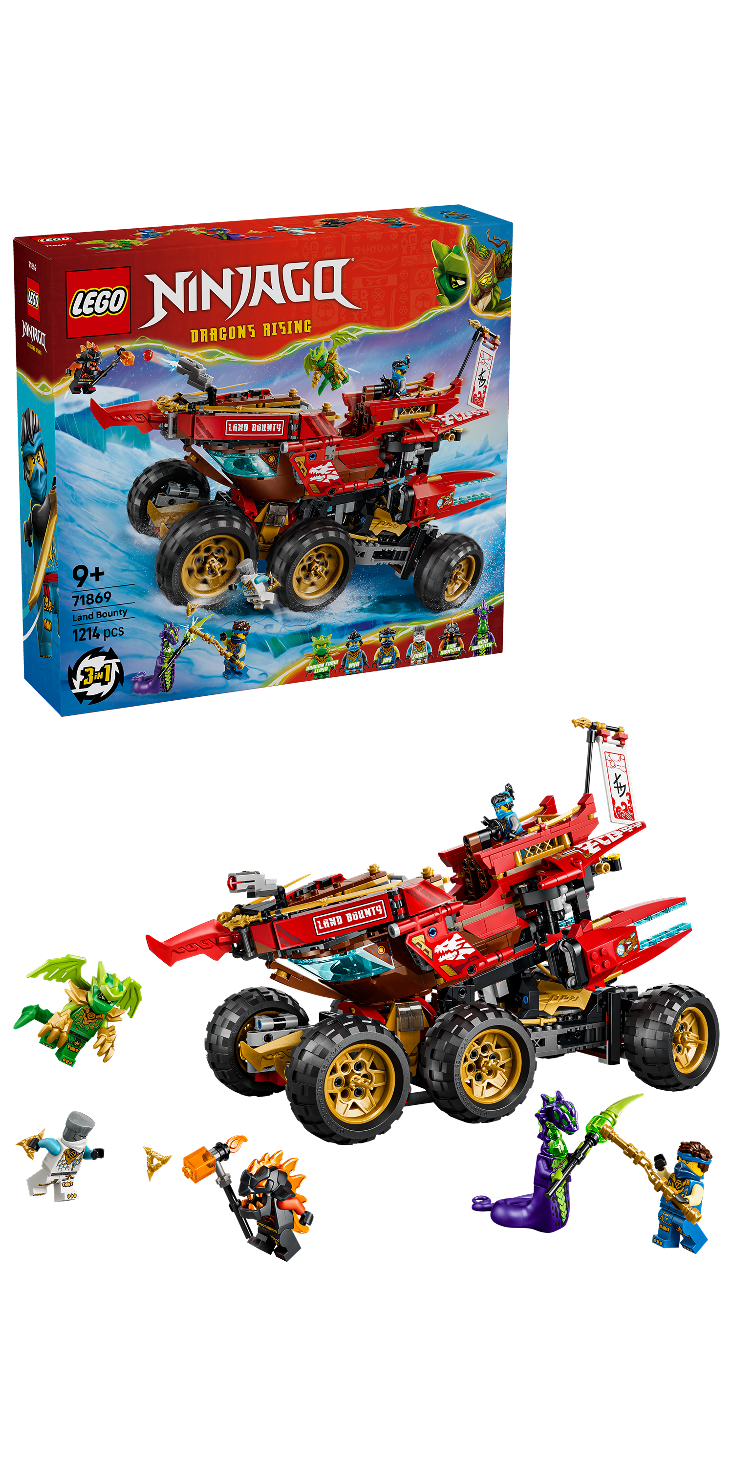 LEGO® | NINJAGO: Land Bounty (71869) - box and product image