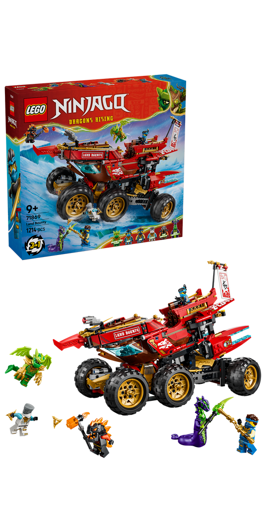LEGO® | NINJAGO: Land Bounty (71869) - box and product image